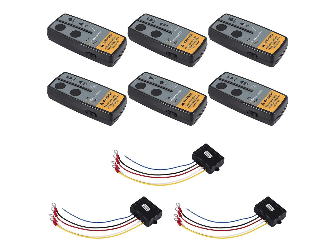 Conjunto De 3 Controles Remotos Sem Fio Universais Para Carro, 12v/24v, 2.4g, 50m, Com Dois Controles Remotos.