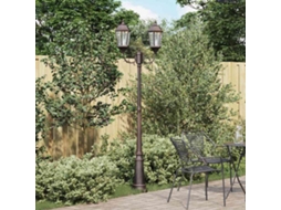 Vidaxl Luz De Jardim 68 X 20 X 235 Cm Alumínio E Vidro