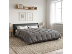 Vidaxl Edredom De Inverno 220 X 260 Cm Inverno Cinzento-claro
