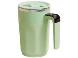 Copo Misturador Automático Inteligente Com Tampa - Caneca Misturadora Em Aço Inoxidável 316 Com Visor De Temperatura, Copo De Café Portátil Para