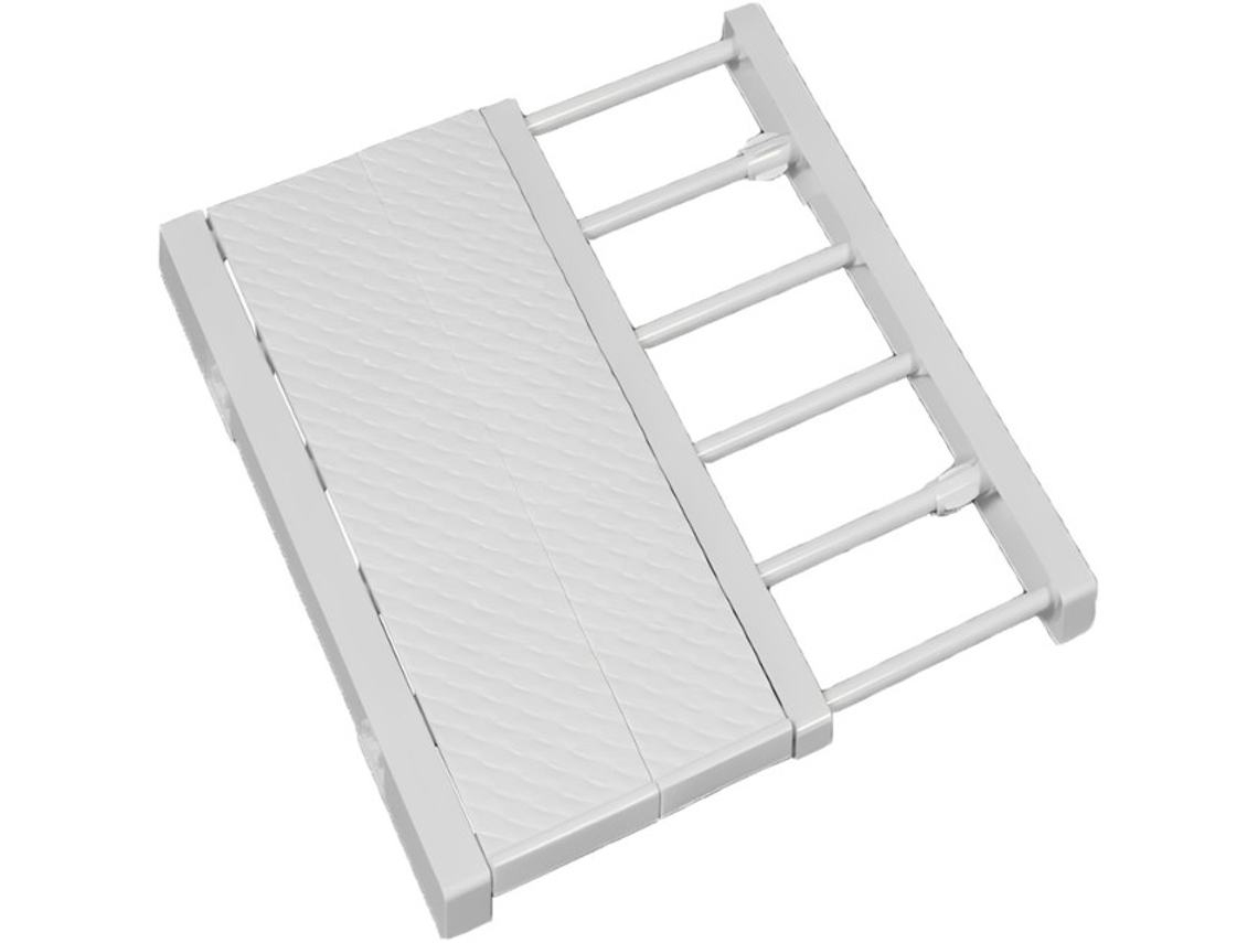 Divisor De Prateleira Ajustável - Organizador De Armário - Organizador De Cozinha - Branco - 24 Cm × 23-30 Cm