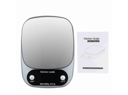 Balanza Digital De Precisión Com Superfície Impermeável 5kg/0.1g Balanza De Cozinha Portátil Para Assar