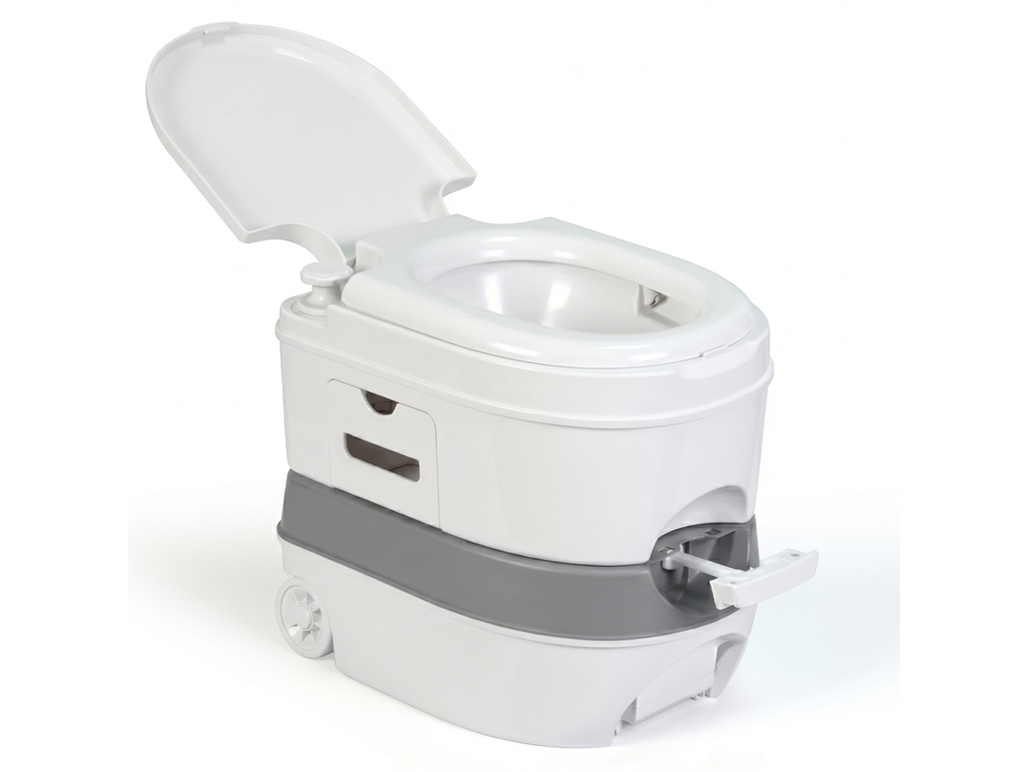 Sanita Química com Rodas 24l BRIEBE Wc1196w Branco para Campismo, Caravana