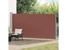 Vidaxl Toldo Lateral Retrátil 160 X 500 Cm Castanho