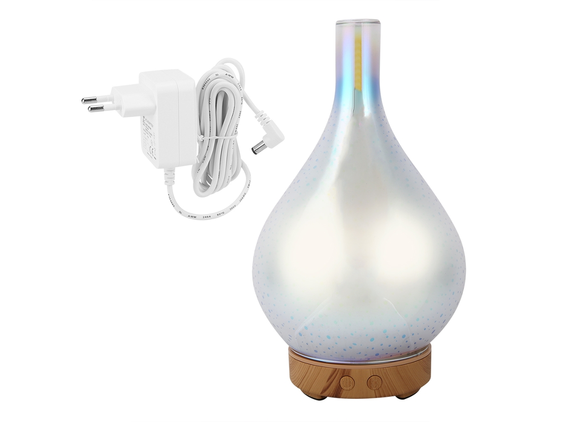 Difusor de Aromas Ultrassónico com luz noturna e humidificador de 100ml LAXISCREED