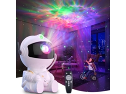 Projetor De Luz Noturna Astronauta Galáxia Céu Estrelado Com Controle Remoto, Alimentado Por Usb, Projetor De Luz Espacial Ajustável Em 360°