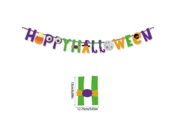 Lurelia Bandeirola Halloween Banner Triangular Abóbora Festa Cena Bandeira Estilo 2