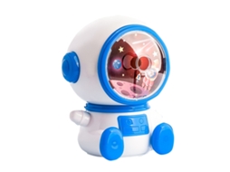 Apontador de Lápis Automático a Manivela de Desenho Animado Astronauta Azul Claro XIAOMOYU