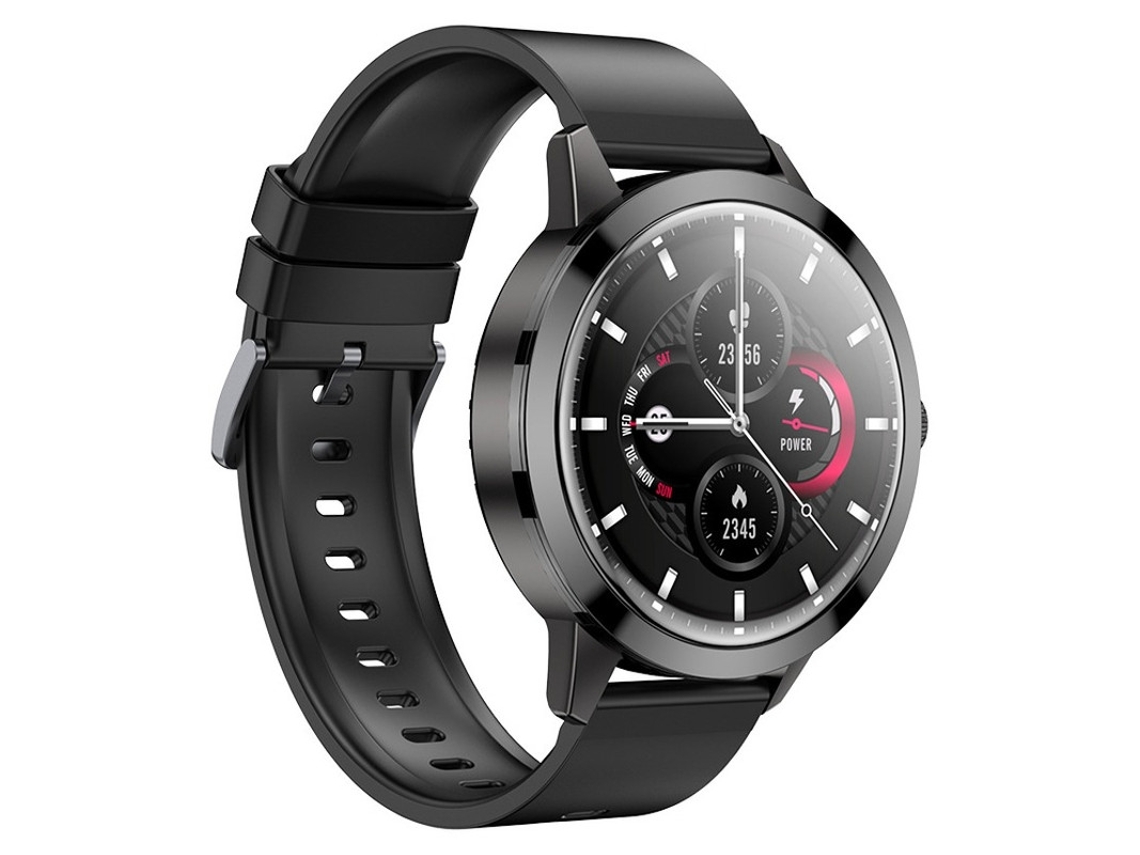 Relógio Inteligente AMOLED Bestvite com Monitoramento de Saúde e Chamadas para Fitness e Trabalho (Preto)