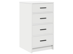 Conjunto 1 Armazenamento De Buffet Vidaxl Branco Derivados De Madeira (40 X 41 X 75 Cm)