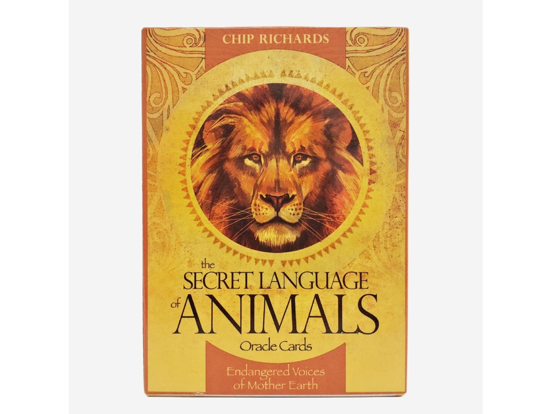 O Jogo De Cartas "2024 Animal Language Secret Oracle Card Game" É Feito De Papel Revestido.