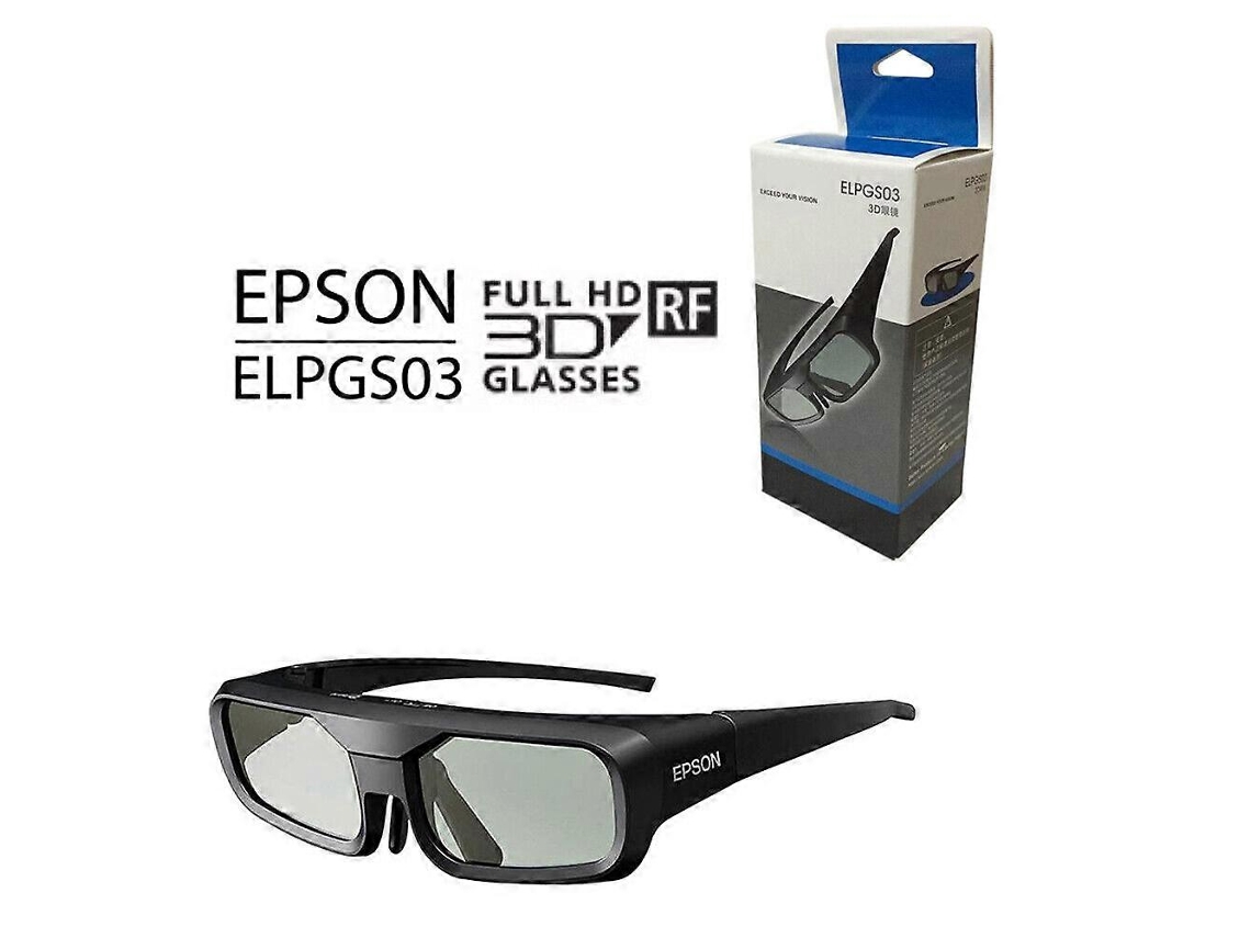 Óculos 3d Rf Elpgs03 Para Projetores Epson, Com Cabo Usb, Compatível Eh-tw5100