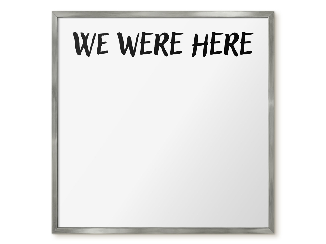 Magnetic Board For Wall We Were Here For The Bedroom Espelharte (50x50 Cm)