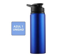 Garrafa de Água Portátil de Metal Reutilizável e À Prova de Vazamentos MDUG (azul, 1 Unidade)