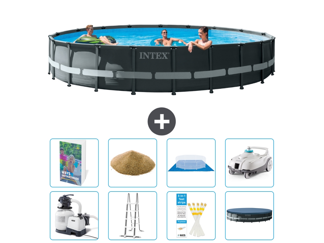 Intex Piscina Ultra Xtr Redonda - 610x122 Cm - 9-peças S611