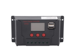 Controlador de carga solar PWM Primerox 40A, 12V/24V, regulador de bateria solar portátil