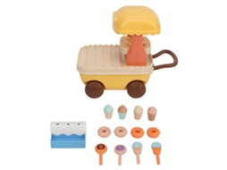 Mali carrinho de Sorvete Mini Plástico Rodante Fofo Seguro Educativo Brinquedo Presente para Crianças