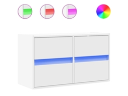 Tv Wall Cabinet, Tv Wall Cabinets Vidaxl Branco Madeira Processada (n/a)