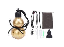 Garrafa LAXISCREED Gourd 800ml Retro Chinesa com Canudo