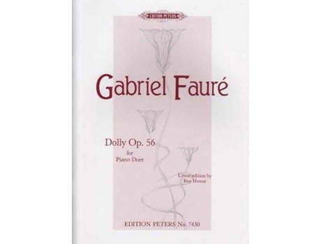 Livro Dolly Op. 56 For Piano Duet De Gabriel Faure (inglês)