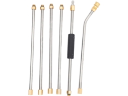 Conjunto SFUSHOS de 6 extensões em aço inox para lavadora de alta pressão