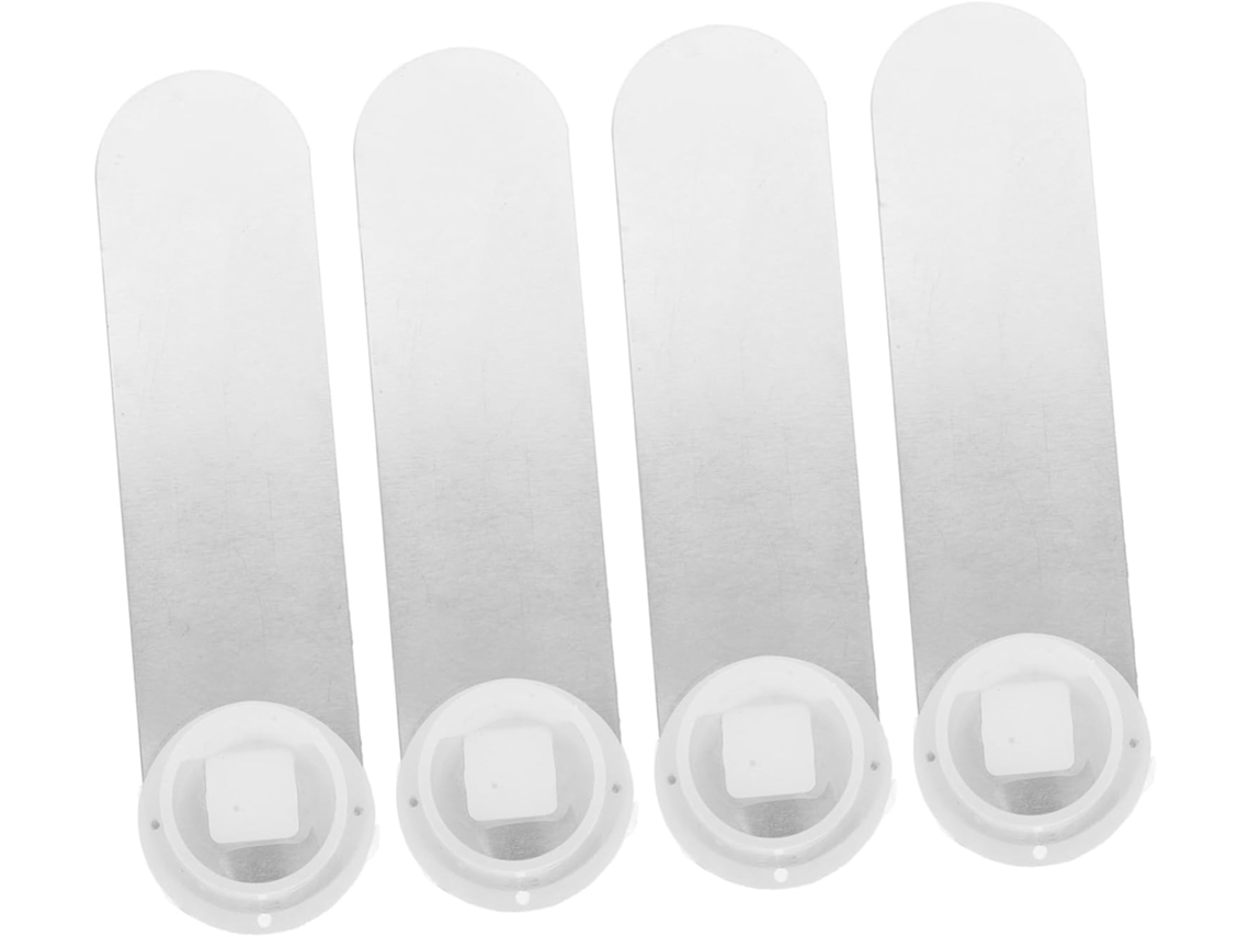 Conjunto De 4 Suportes Aço Inoxidável Para Mosquiteiro, Base Resistente E Leve Para Cortinas De Cama, Quartos E Camping