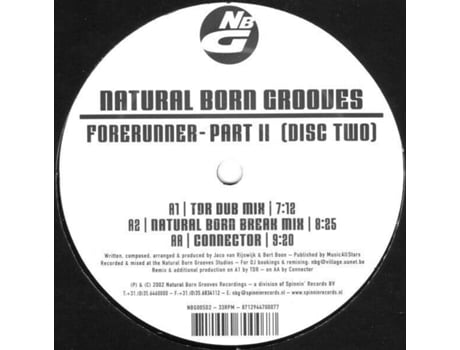 Vinil Forerunner - Part Ii Disc Two Natural Born Grooves Recordings