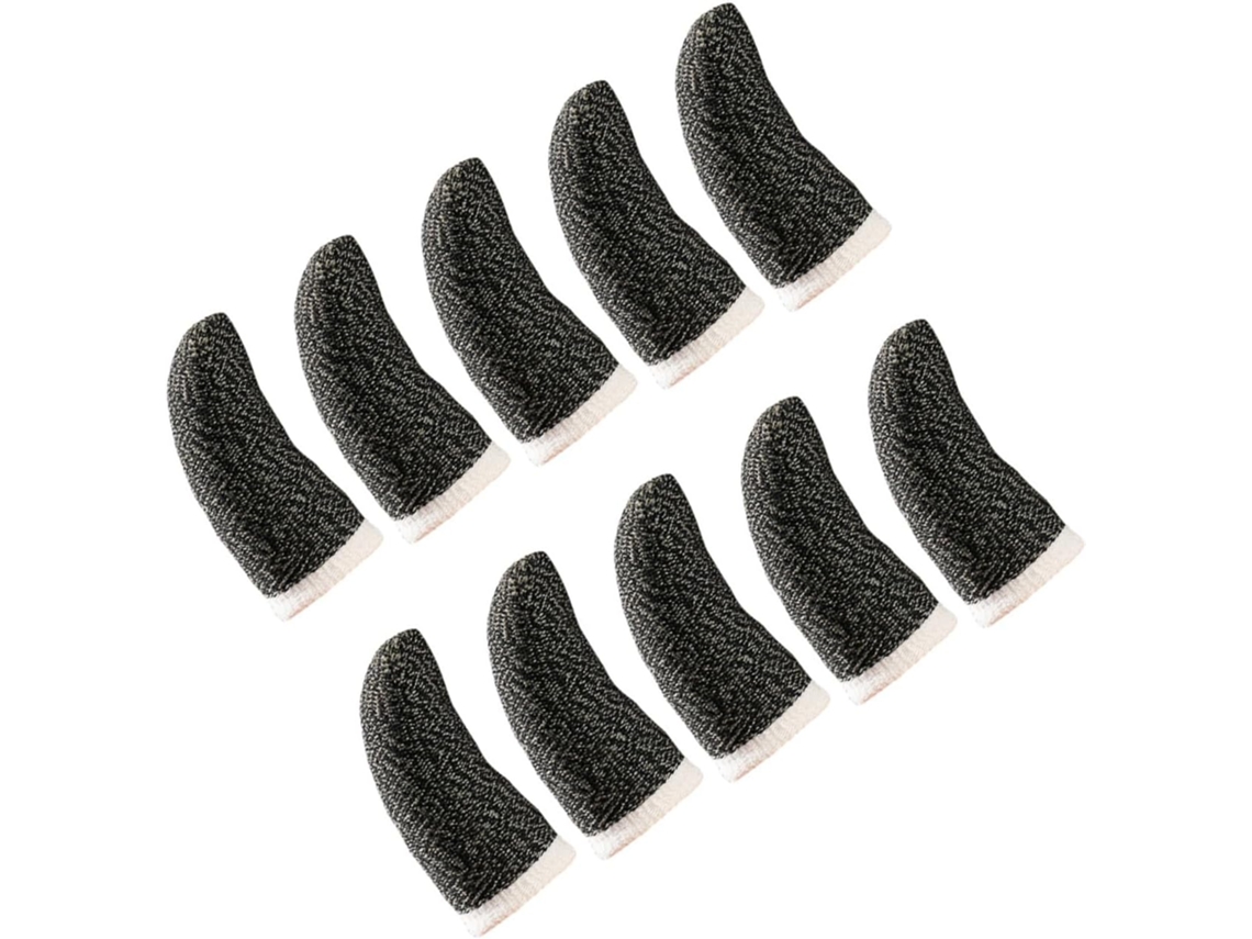 Nuobesty Conjunto De 10-dedeiras Cobre Absorventes Suor Para Jogos, Respiráveis E Ideais Para Jogadores De Celular Pc