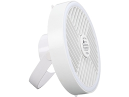 Ventilador De Teto Com Luz, Recarregável Para Camping 3 Velocidades