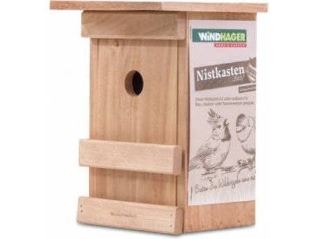 Casot+a para Aves  (Castanho - 24.5x17x17cm - Madeira)