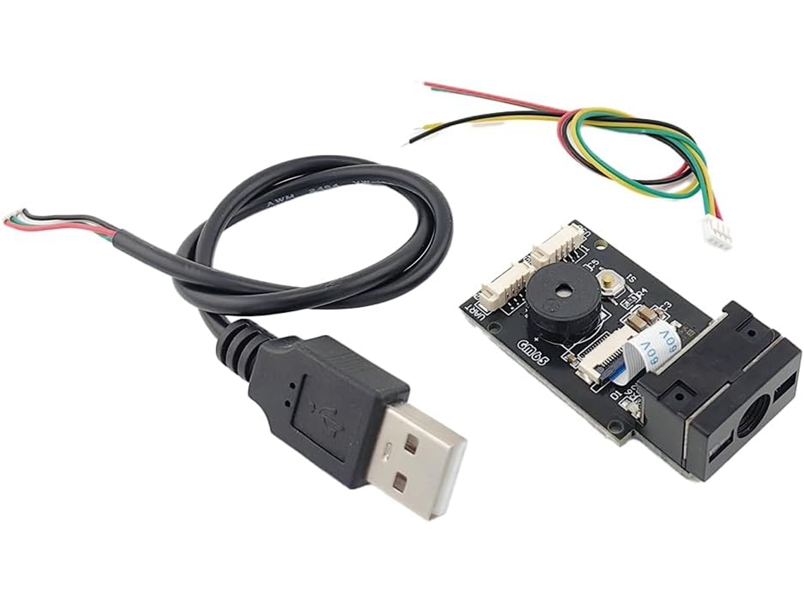 Novo Leitor De Código De Barras Gm65 Usb Com Fio, Leitor De Código De Barras 1d/2d, Módulo Leitor De