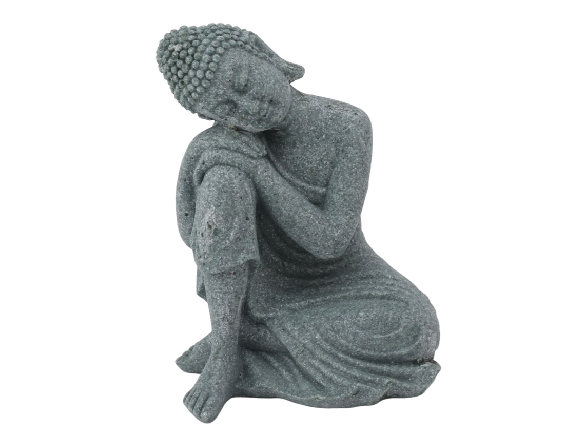Estátua de Buda de Areia Verde | S/MARCA