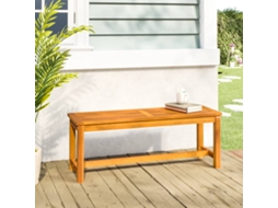 Vidaxl Banco De Jardim 110x35x45 Cm Madeira De Acácia Maciça