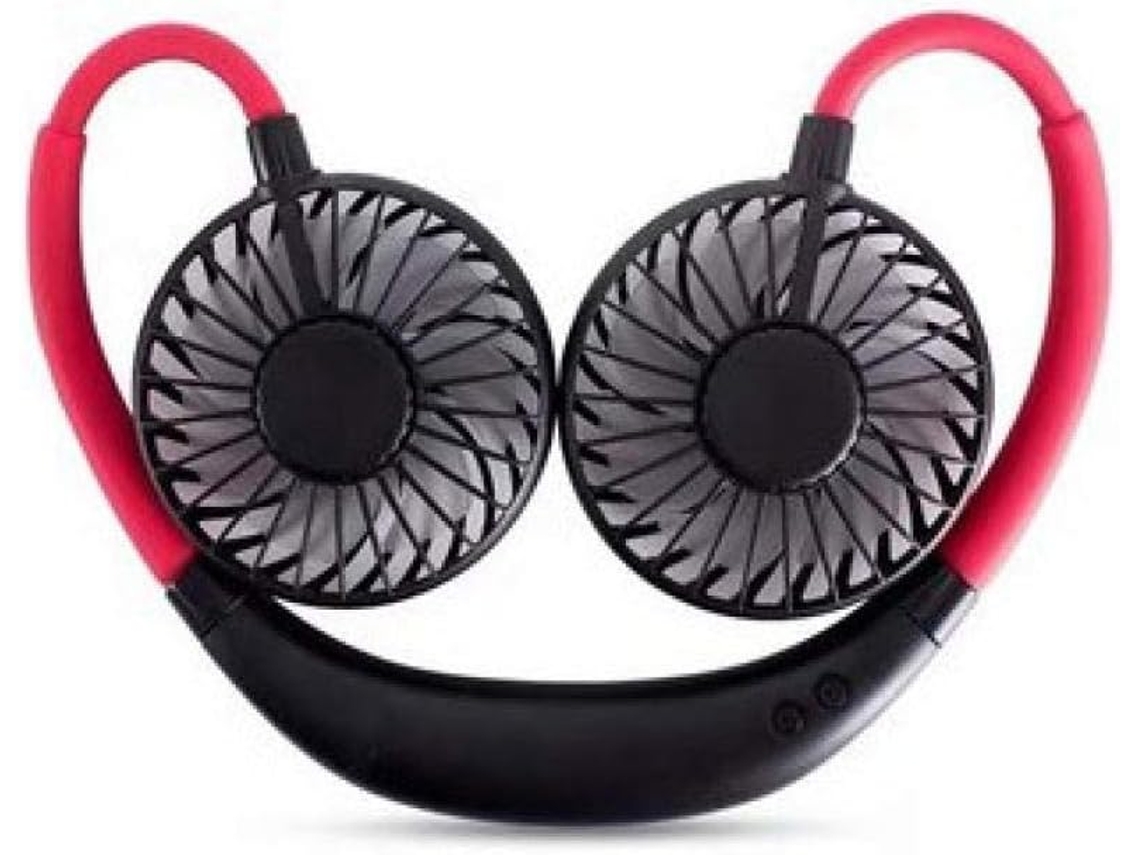 Ventilador USB de pescoço mini portátil S/MARCA, 1800m, uso doméstico e externo
