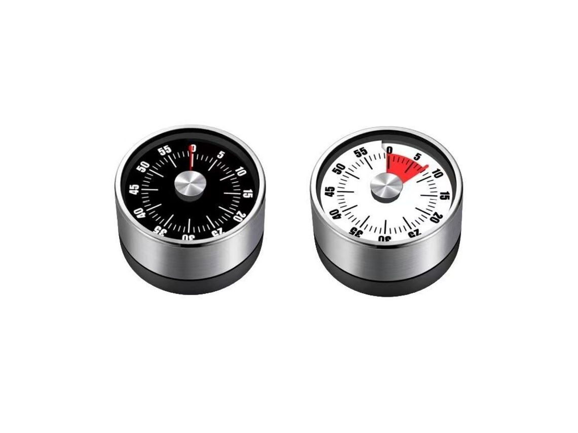 2 Peças Temporizador De Cozinha, Mecânico, Forte Alarme, Criança Amigável, Colorido