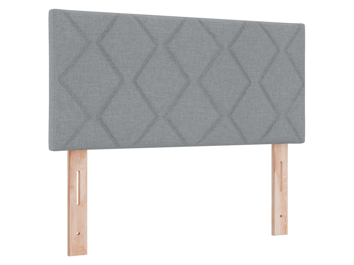 Cabeceira Cinzento light 100 Cm tecido MAISON EXCLUSIVE