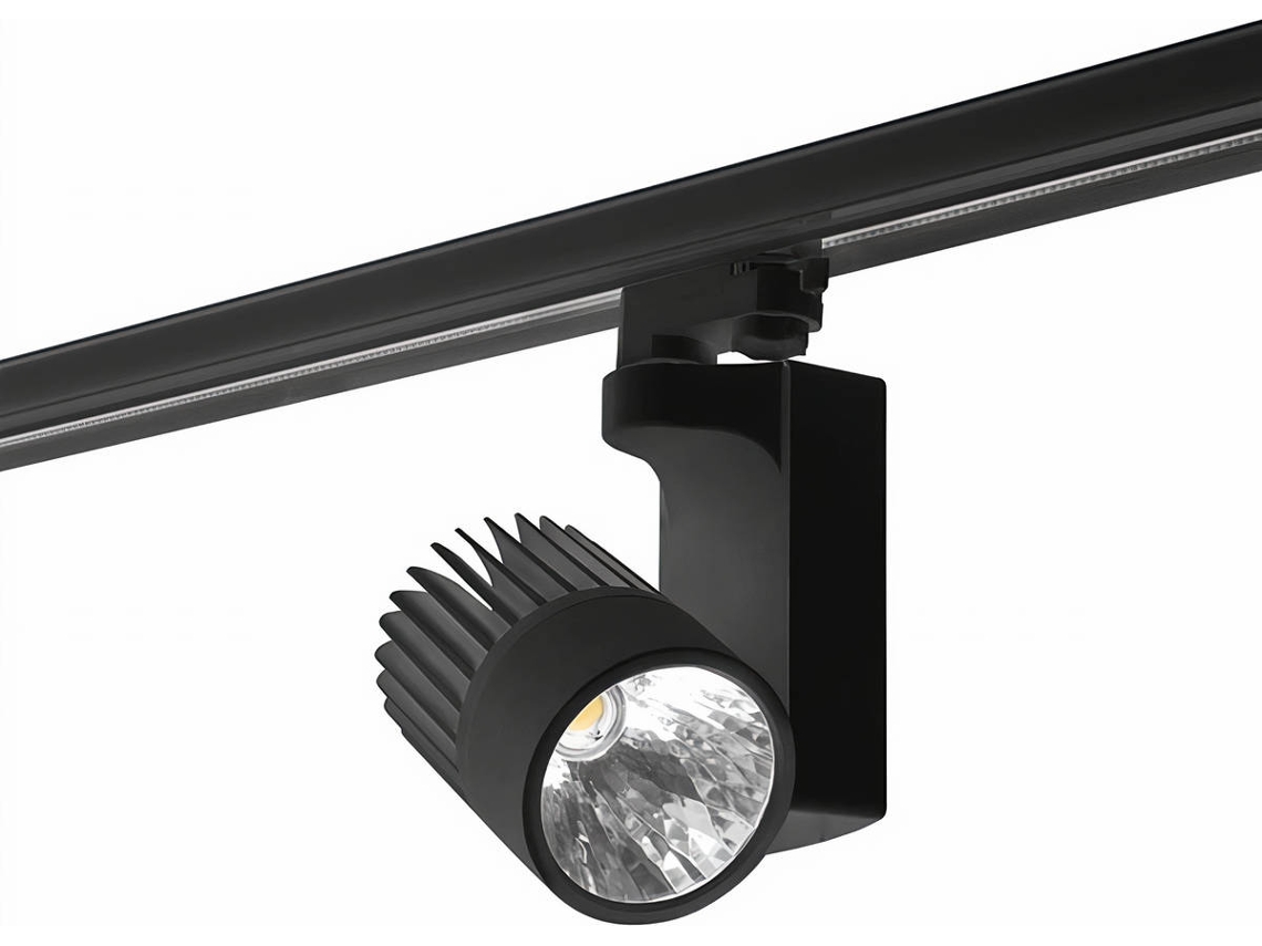 Forlight Onyx - Foco 100x228x151mm, Alumínio, Cor Preto, 3000k
