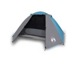Tenda de campismo p/ 2 pessoas VIDAXL tecido opaco impermeável azul