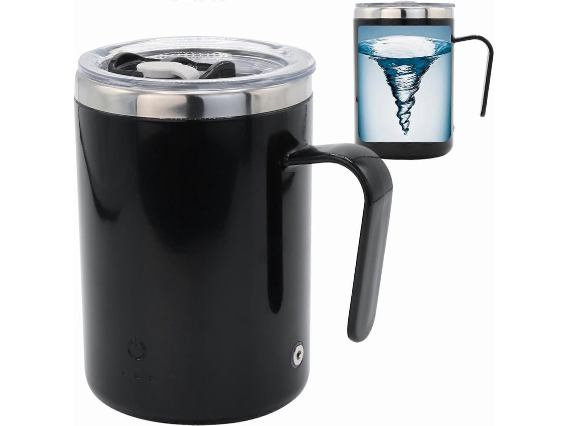 Caneca Recarregável Com Misturador Automático - Carregamento Por Adsorção Magnética | Caneca Elétrica De Aço Inoxidável Com Misturador Automático