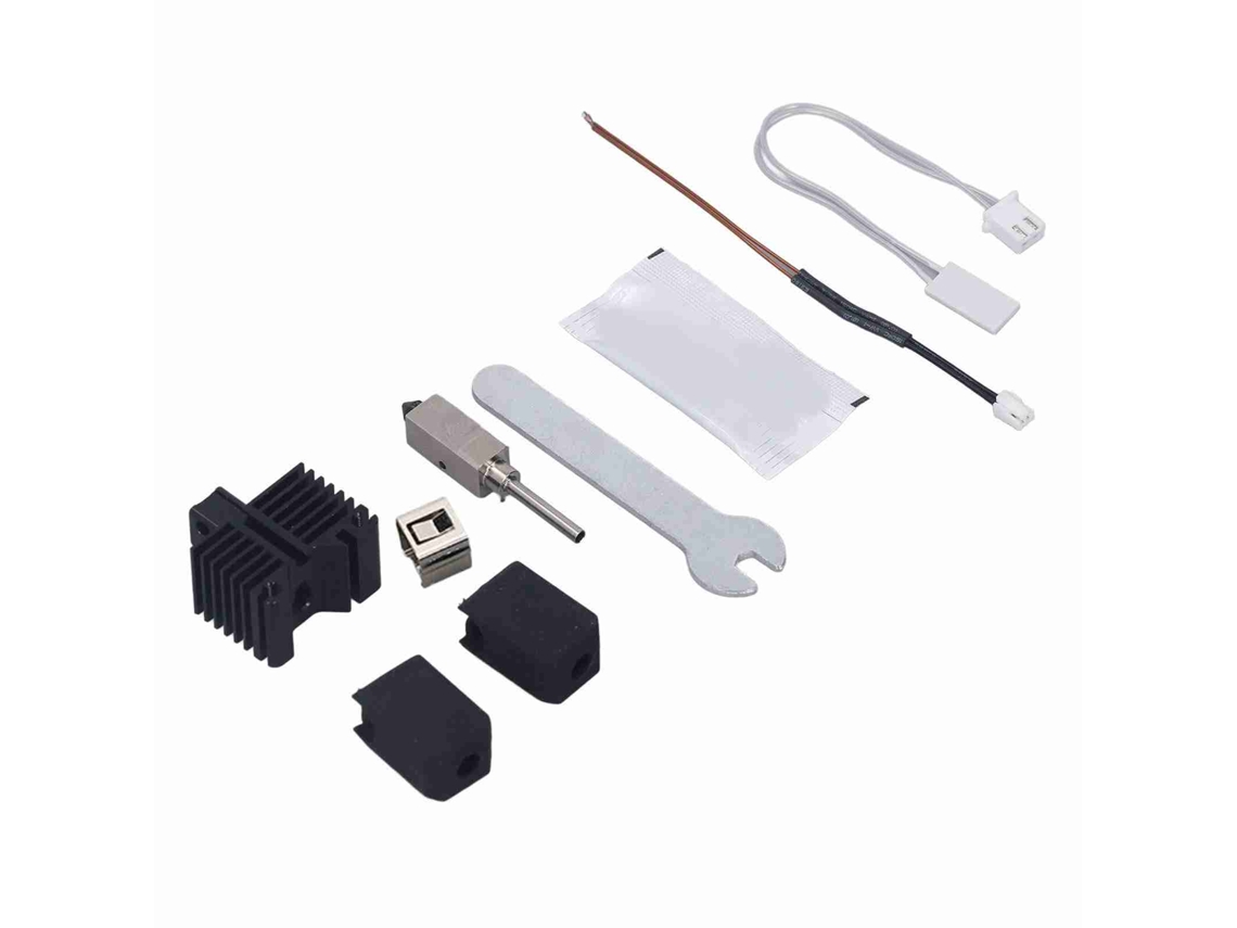Kit De Bico De Aço Temperado Para Extruder Hot End Com Termistor E Aquecedor Cerâmico Para Bambu Lab X1