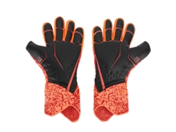 Business 2pcs Luvas de Goleiro de Futebol com Grip Forte e Respirável para Treino e Competição Laranja Tamanho 8