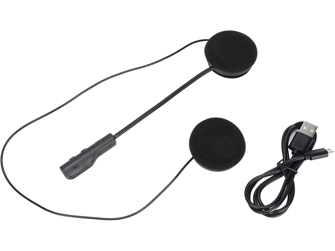 Casque Bluetooth Para Moto, Sans Fil Bt 5.0, Redução Do Bruto De Chamadas Mains Livre Com Microfone Esportes