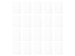 20 Lâminas De Película Termorretráctil Semitransparente De 0,2 Mm, Para Pintura Manual (20145)