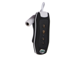 MP3 player Slowmoose de 8 GB à prova d'água IPX8 com clipe esportivo preto e FM para natação e mergulho.