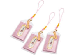 Conjunto De 3 Pingentes Omamori Com Amuleto Japonês, Bolsa Da Sorte Para Carro E Casa, Estilo Japonês Conjunto De 3 Pingentes Omamori C Gokoco