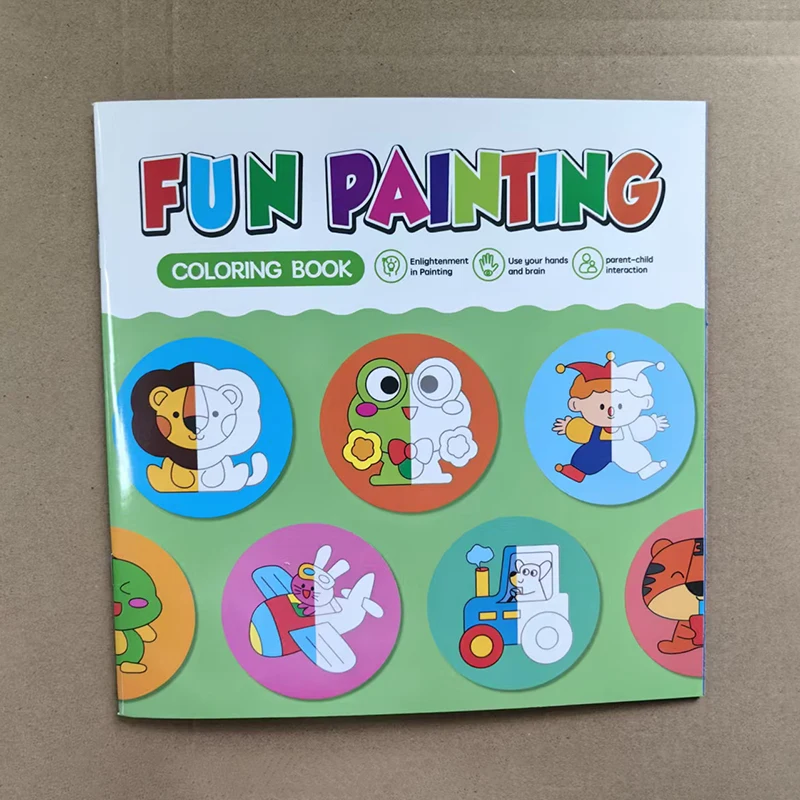 Livro De Colorir Infantil, Material Didático Para Sala De Aula De Educação Infantil, Com Ilustrações Coloridas E Vibrantes.