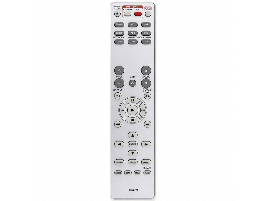 Comando À Distância De Substituição Compatível Com Amplificador Marantz Rc002pm