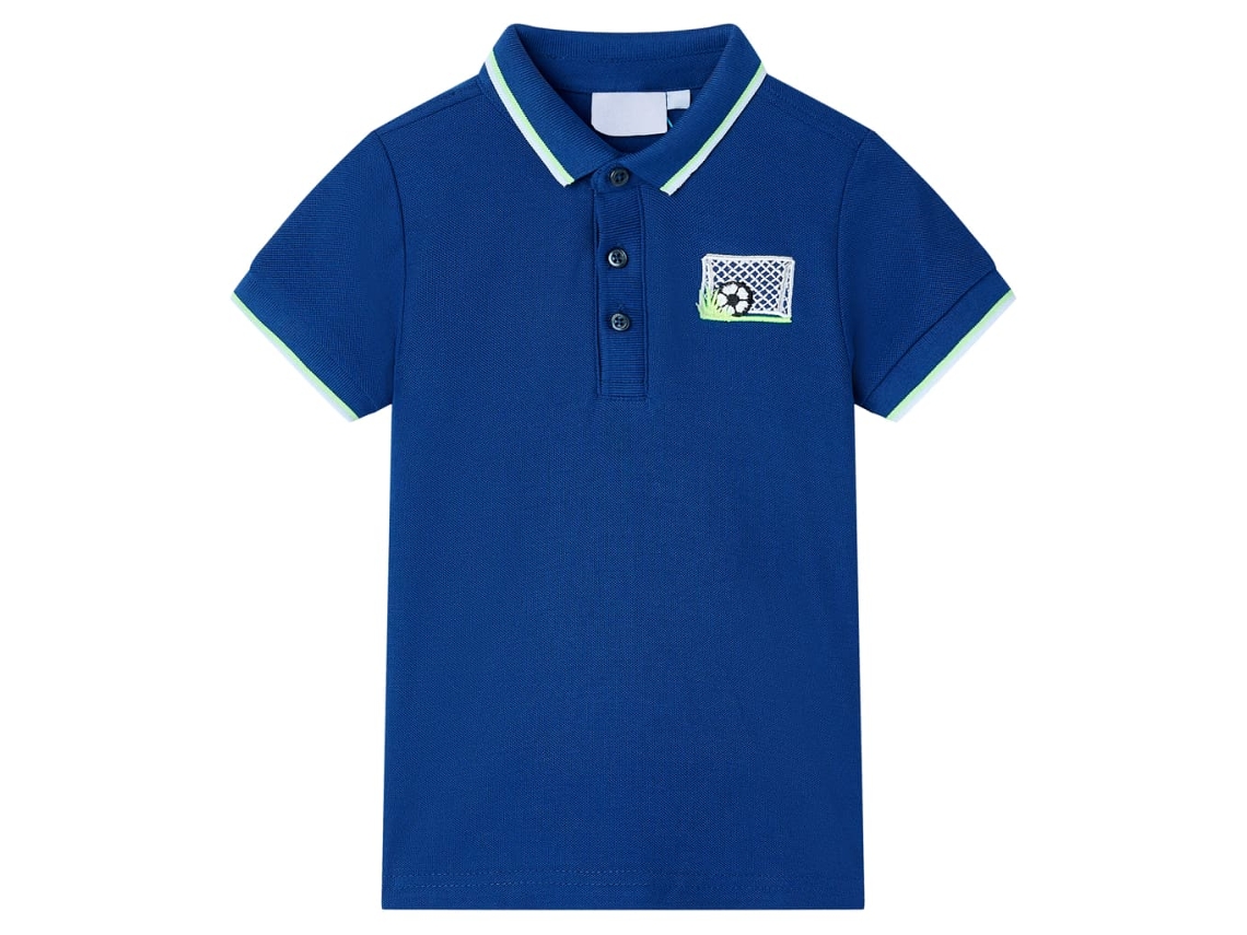 Polo Para Criança Azul-escuro 104