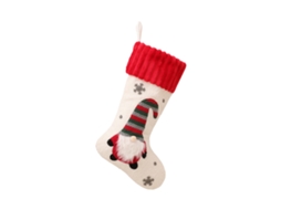 Laxiscreed Meias De Natal Brancas Com Boneco Rudolph Para Decoração E Presentes Festivos