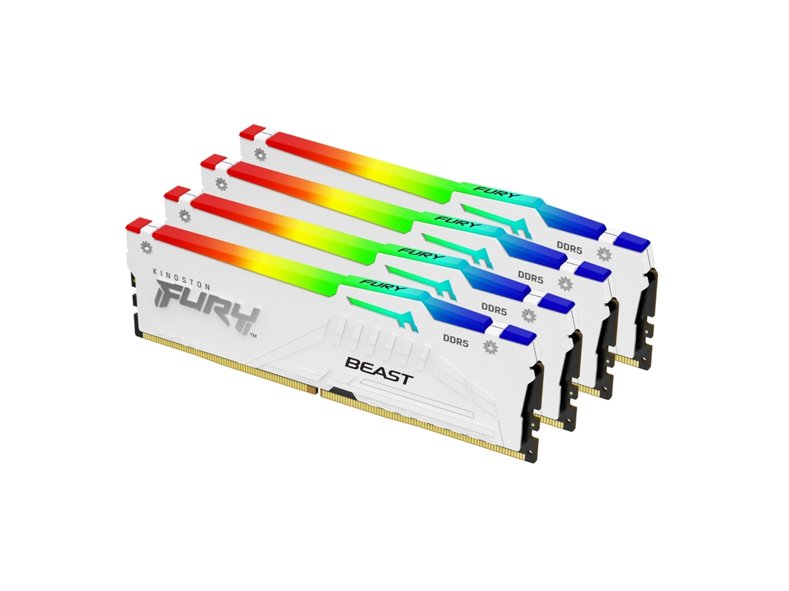 KINGSTON TECHNOLOGY Fury Beast Módulo de memória Rgb 128 Gb 4 x 32 Gb Ddr5
